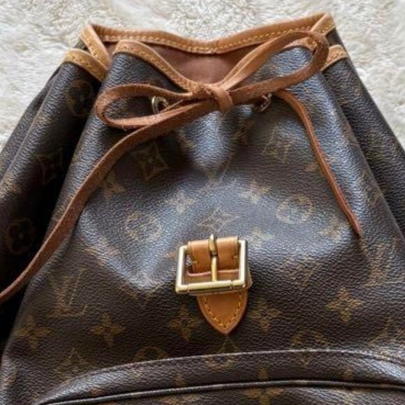 🔥EXTRA LARGE🔥 Authentic Louis Vuitton Montsouris Backpack GM Monogram Bag - Picture 11 of 16